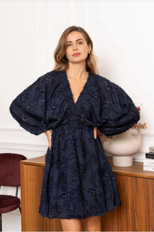 Meline klänning, Navy