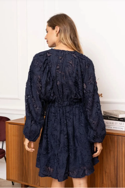Meline klänning, Navy