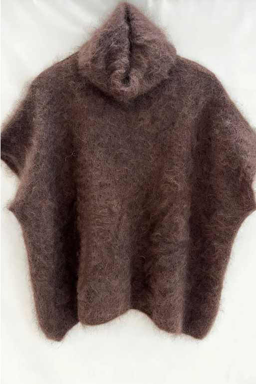 Mohair 80% Polo, Brun