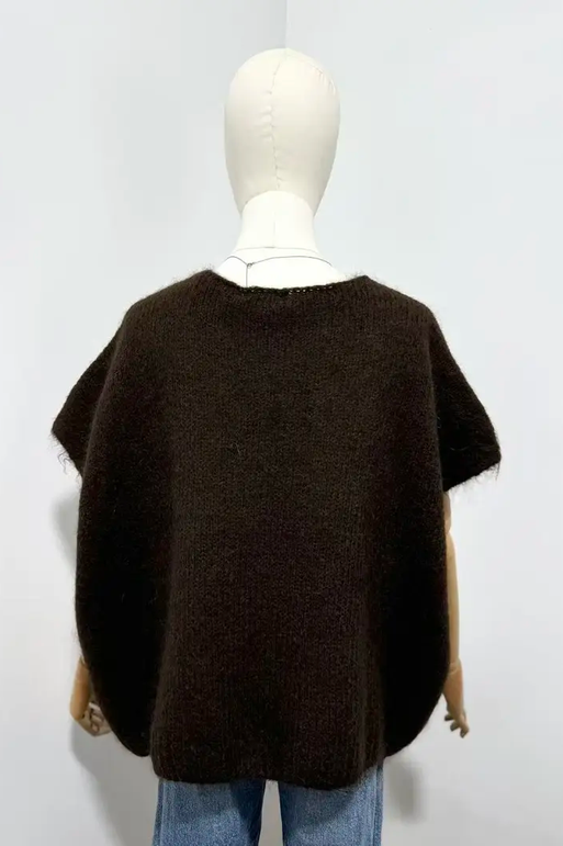 Mohair 40% Väst, Brun
