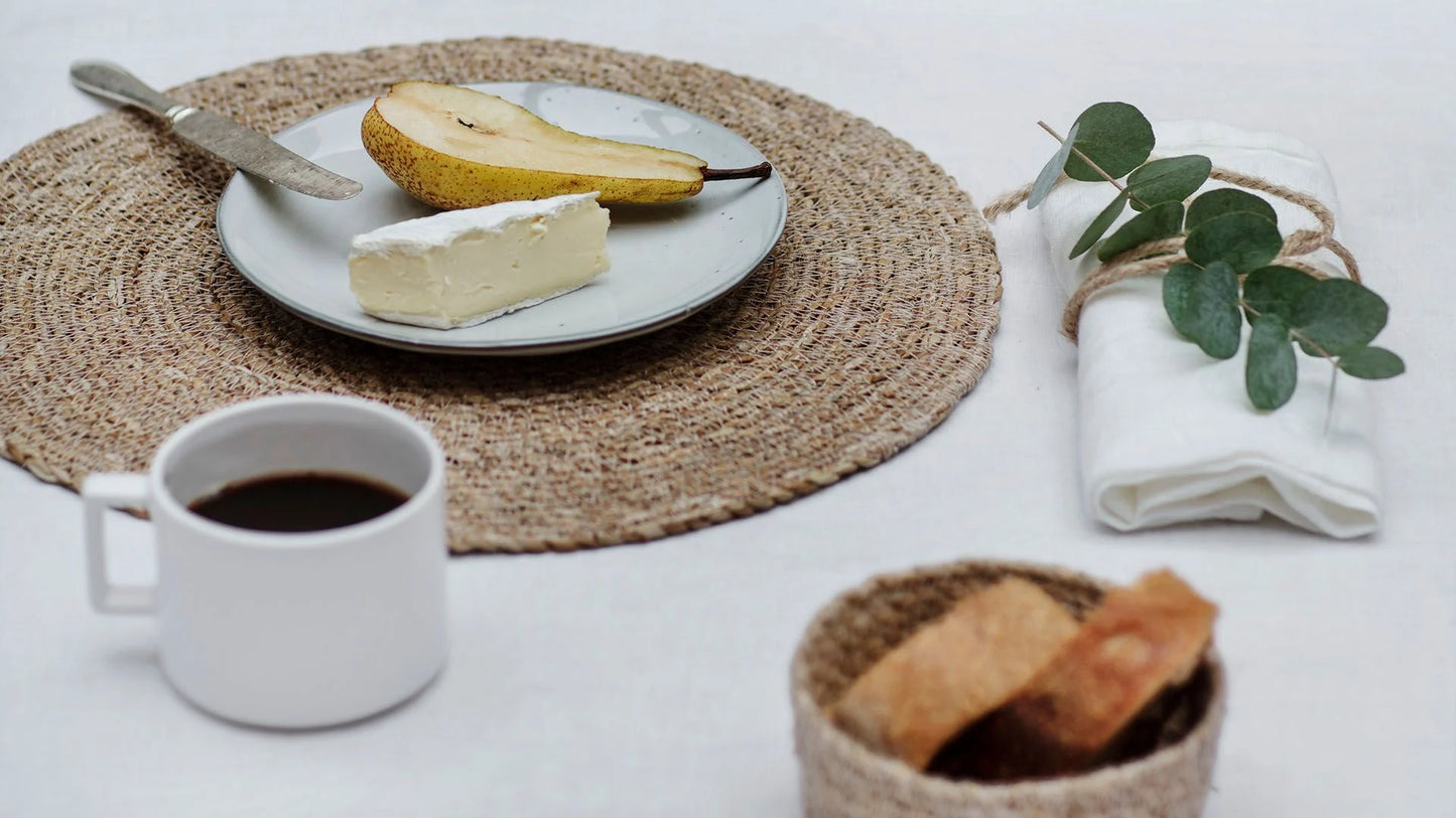 Underlägg Natural Sjögräs Rund