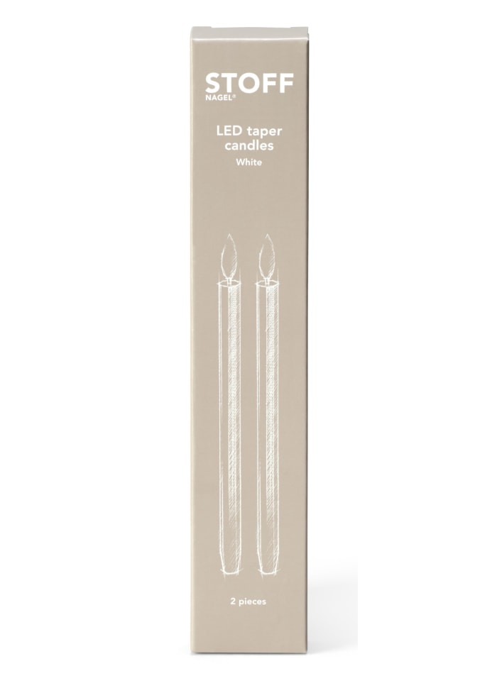 STOFF LED ljus 2-pack, Vita
