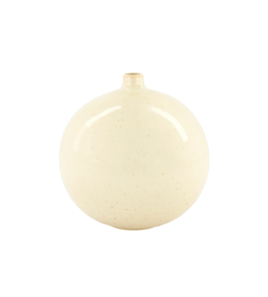 Paradisverkstaden Klotvas, 9 cm, Blank creme