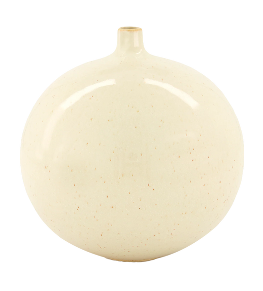 Paradisverkstaden Klotvas, 17,5 cm, Blank creme