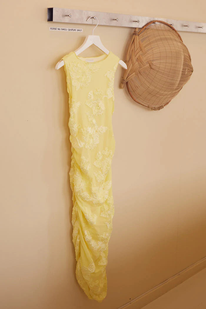 Noella Lavinia Klänning Butter Yellow