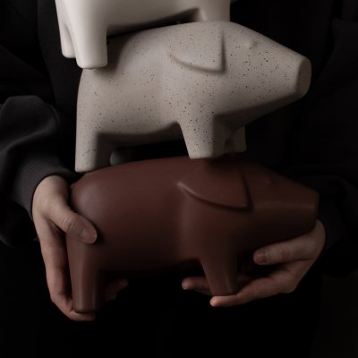 Swedish Pig Large - maroon