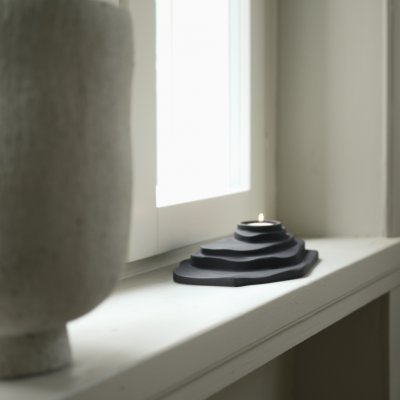 Dune Ljusstake, Svart