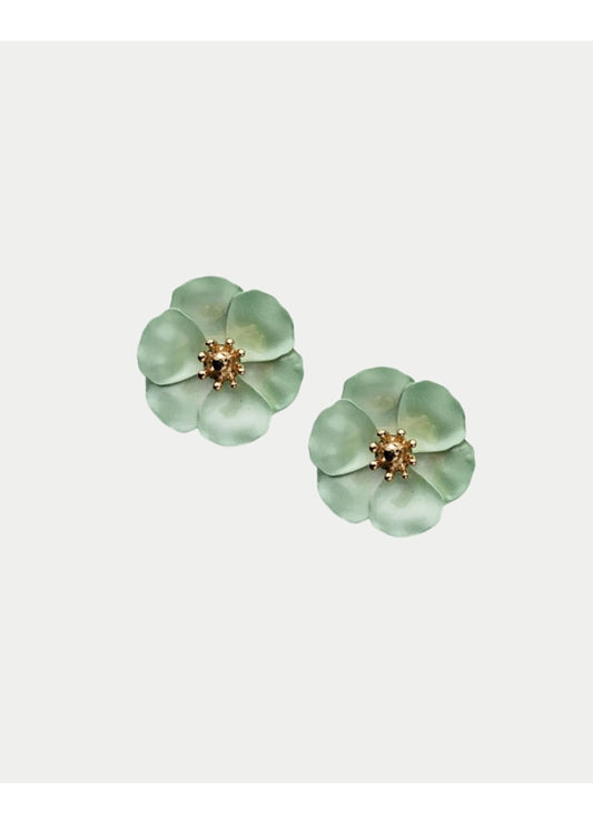Flower Small Earrings, Pistage