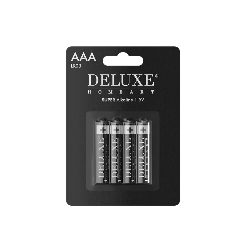 Deluxe AAA batterier 4-pack