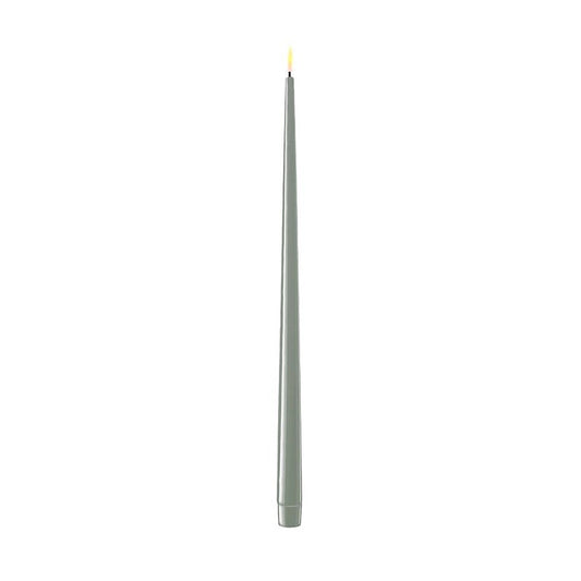 Deluxe kronljus 2-pack, Blank Salvie grön, 38cm