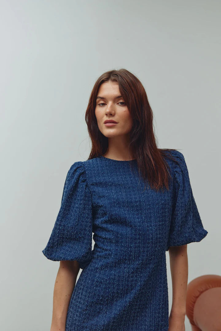 Noella Michaela Klänning, Blå