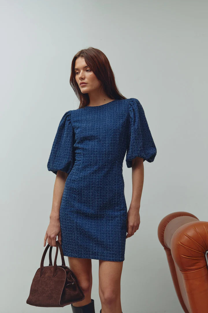 Noella Michaela Klänning, Blå