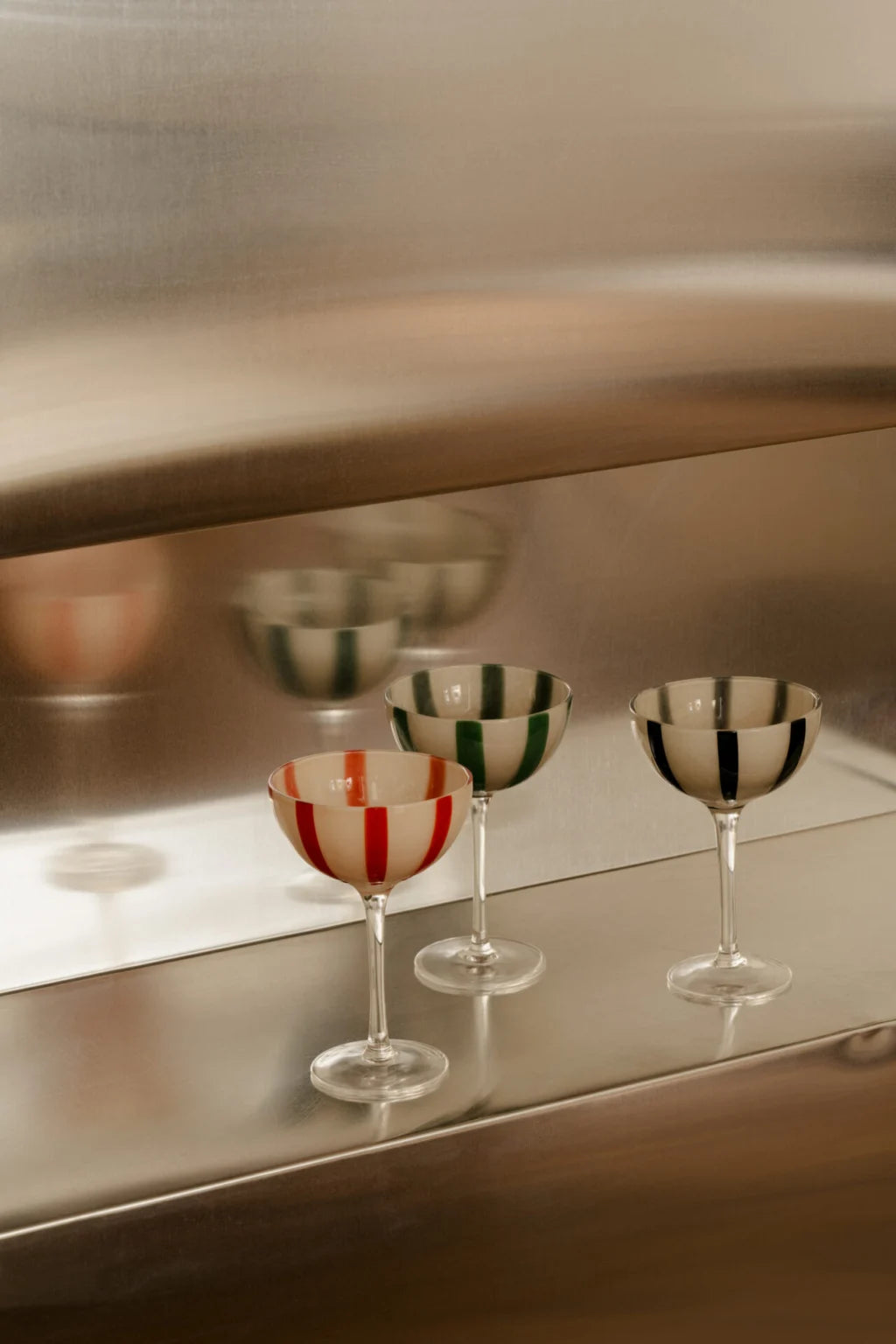 Ziggy cocktailglas, Grön